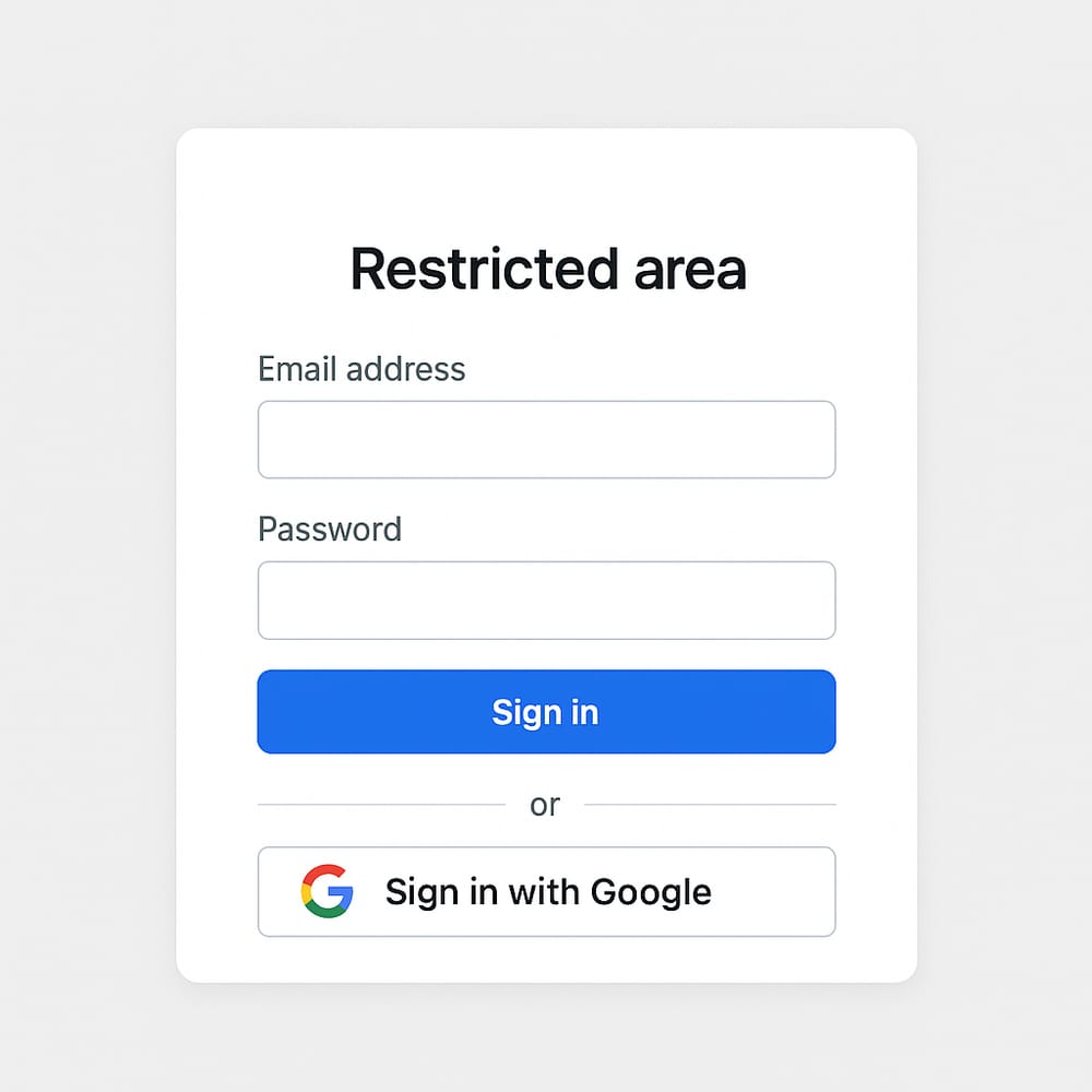 Restricted Area